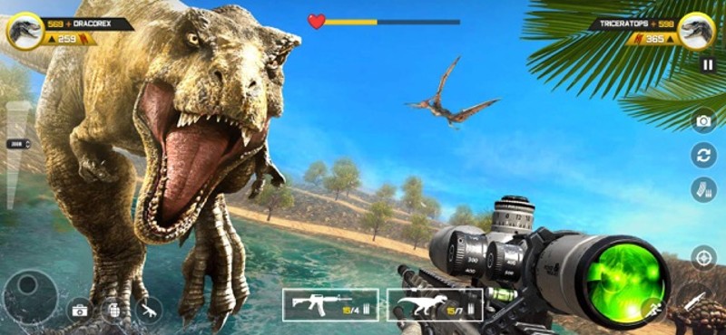 Dinosaur FPS Gun Hunting Games screenshot