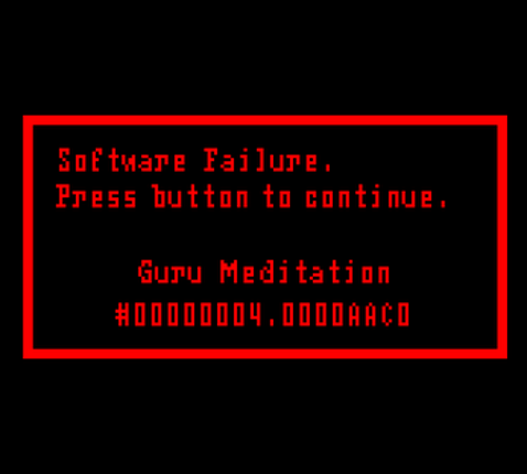 Game Boy Blue Screen of Death (BSOD) Image