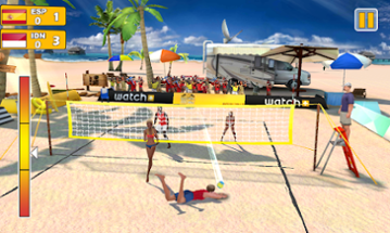 Beach Volleyball 3D Image