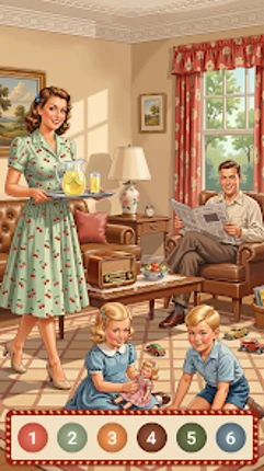 Vintage Life Paint by Number screenshot