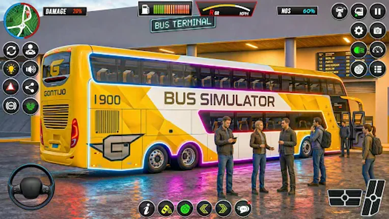 City Coach Bus Driving Game 3D Image