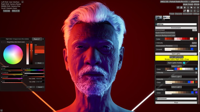 HAELE 3D - Portrait Studio Pro - Drawing References screenshot