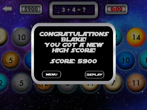 Star Math screenshot