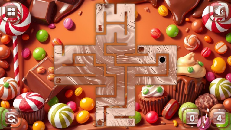 Sweetie Candy Maze: Brown Chocolate screenshot