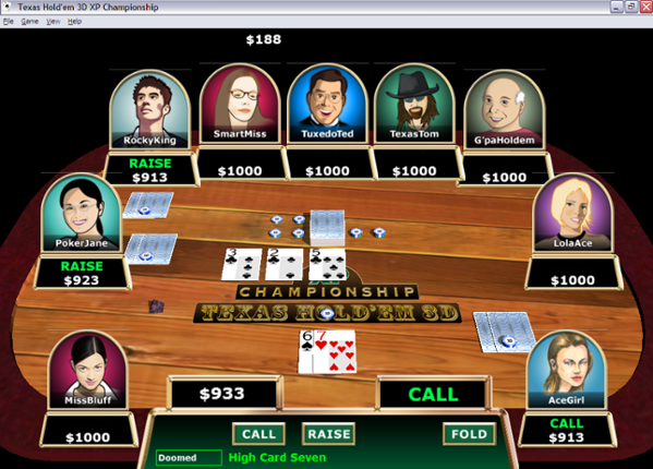 Texas Hold'em 3D Image