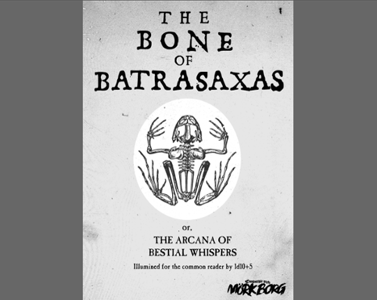 The Bone of Batrasaxas Game Cover