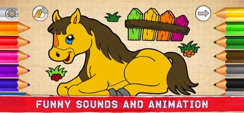 Baby games: my simple coloring screenshot