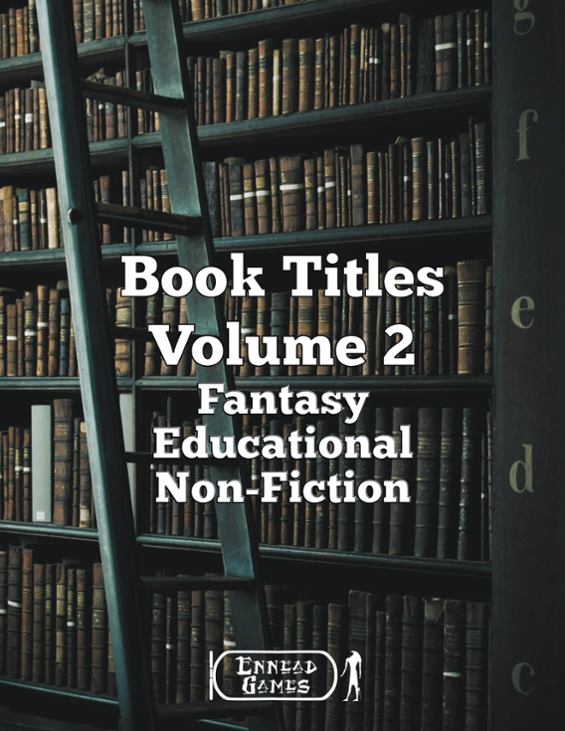 Games like Book Titles Volume 2 - Fantasy Educational Non-Fiction