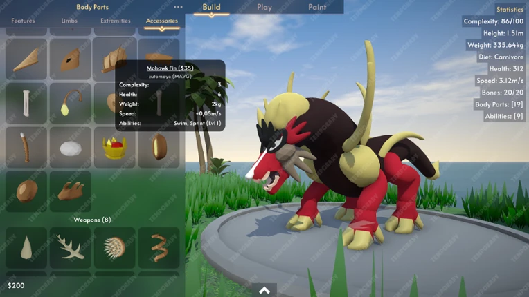 Creature Evolution Simulator Image