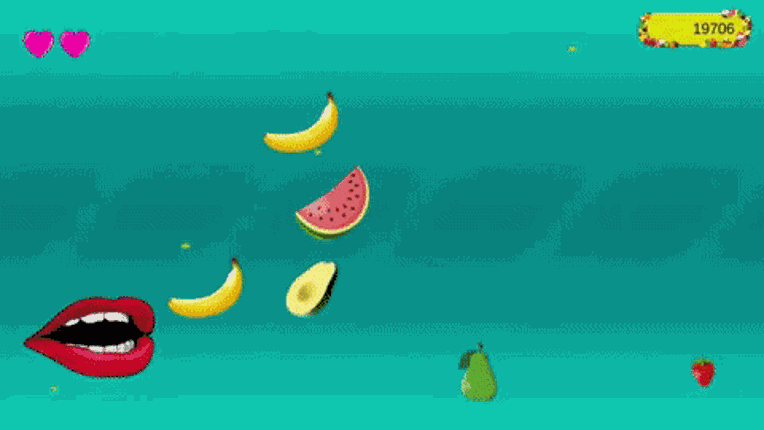 Fruity Lips - Endless 2d Runner screenshot