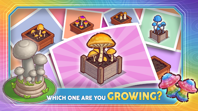 Shroomtopia: Trippy Farm Game screenshot