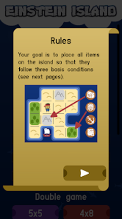 Einstein Riddle Island Puzzle screenshot