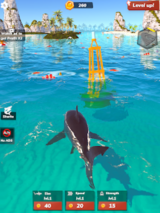 Idle Shark 2-Mega Tycoon Game screenshot
