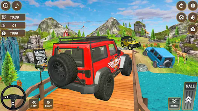 Jeep Game Offroad Thar Game screenshot