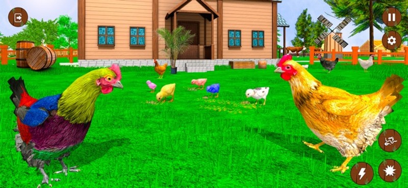 Hen Simulator Family Survival screenshot