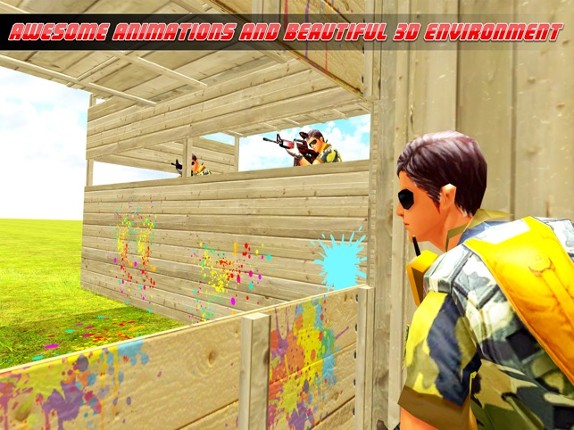 Paintball Combat Arena Shooter screenshot