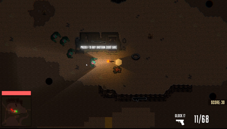 Retro Top-down Zombie Shooter Image