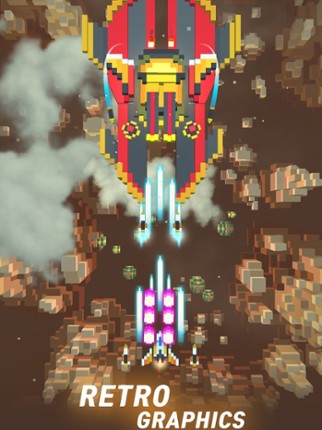 Sky Wings: Pixel Fighter 3D Image