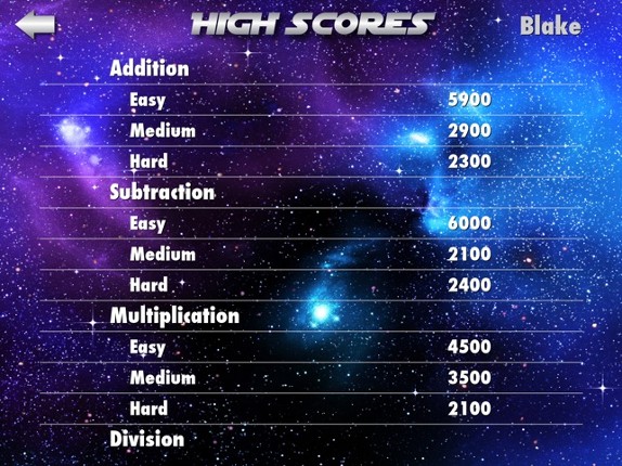 Star Math screenshot