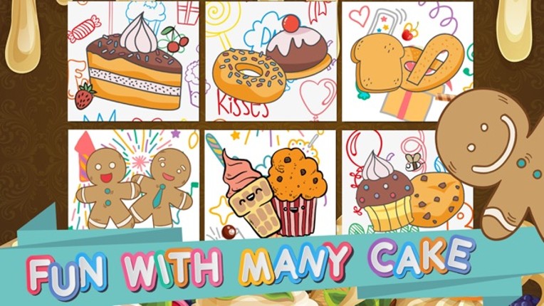 Sweet Cake Colorbook - Make a cake for kids screenshot