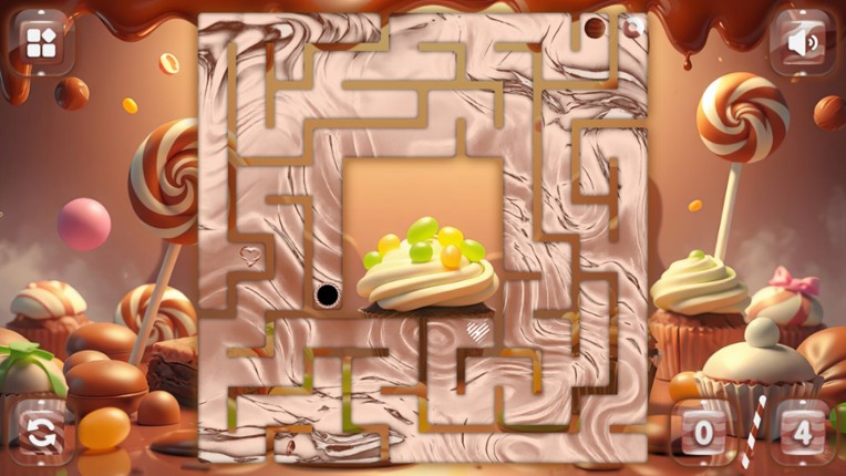 Sweetie Candy Maze: Brown Chocolate screenshot