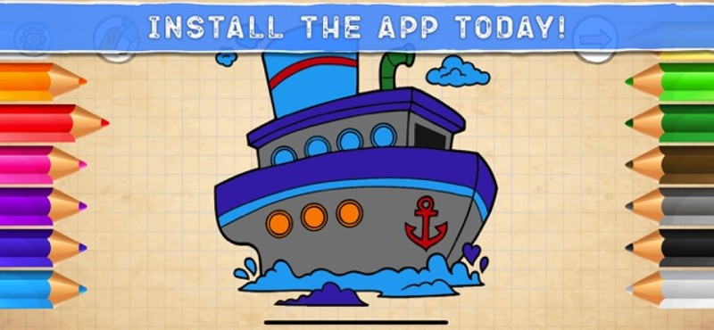 Baby games: my simple coloring screenshot