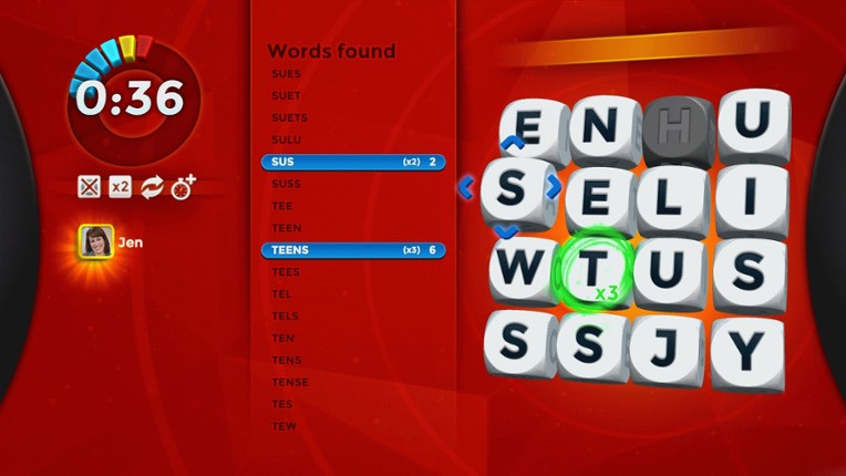 Boggle screenshot