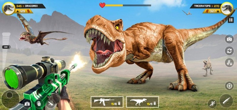 Dinosaur FPS Gun Hunting Games Image
