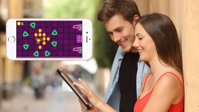 Fidget Spinner Wheel Arcade Game The Floor is Lava screenshot