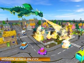 Flying Dragon Fire City Attack Image