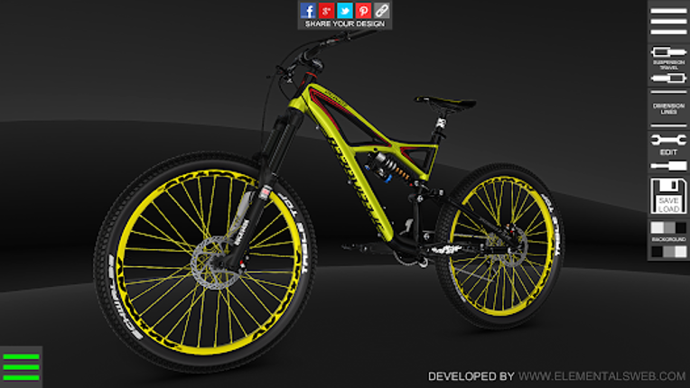 Bike 3D Configurator screenshot