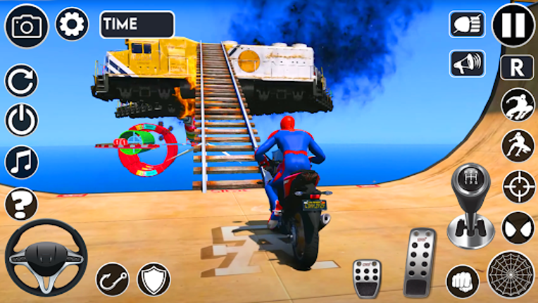 Superhero Tricky Bike Stunt screenshot