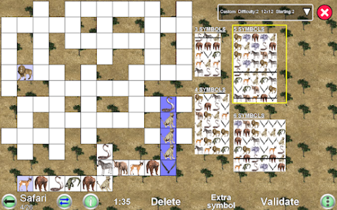 Number Fit Puzzle Image