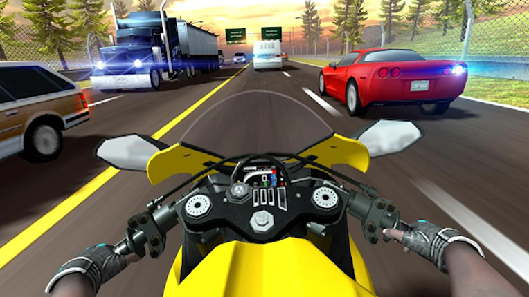 Highway Moto Rider - Bike Game Image