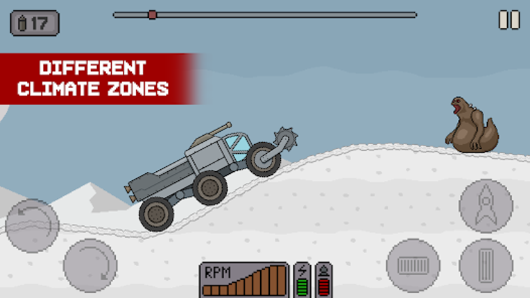 Death Rover: Space Zombie Race screenshot