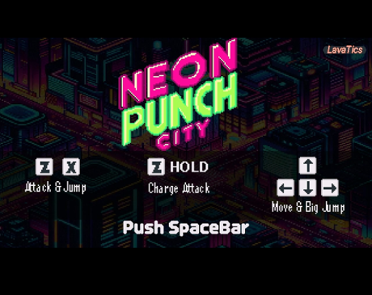 Neon Punch City Game Cover