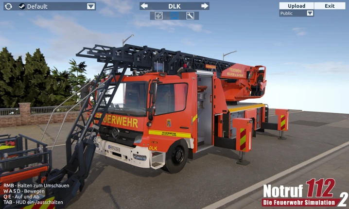 Notruf 112 - Die Feuerwehr Simulation 2: Showroom screenshot