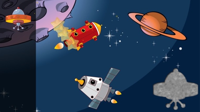 Space Puzzles for Toddlers : Discover the galaxy , the space and UFO ! FREE app screenshot