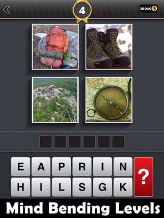 All 4 One Word-Whiz: The #1 memory game for kids and adults. Perfect for brain training. screenshot