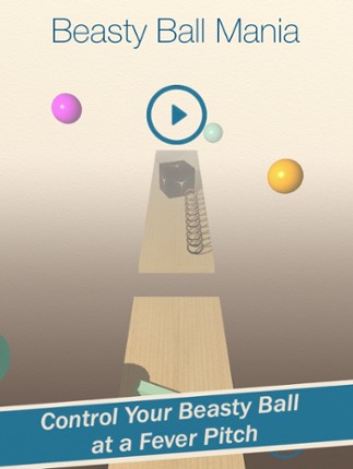 Beasty Ball Mania - A 3D Physics Based Endless Runner / Platformer Marble Rolling Dash screenshot