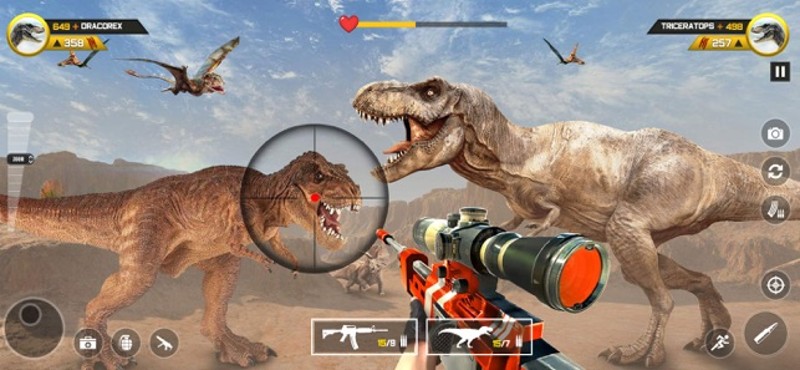 Dinosaur FPS Gun Hunting Games Image