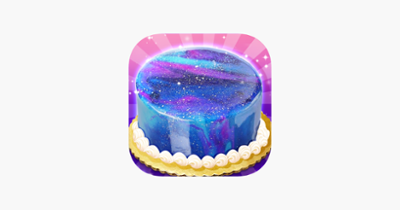 Galaxy Mirror Glaze Cake Image