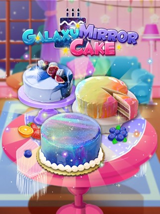 Galaxy Mirror Glaze Cake screenshot