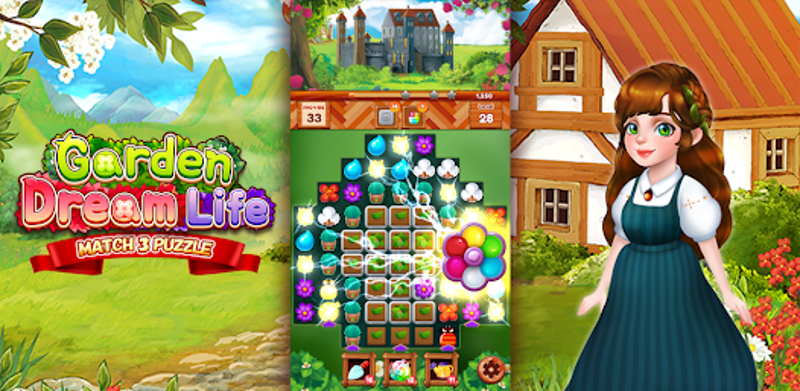 Garden Dream Life: Match 3 screenshot