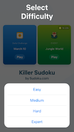 Killer Sudoku by Sudoku.com screenshot