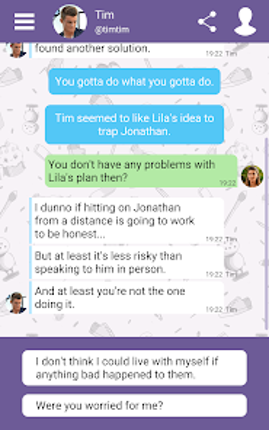 Hey Love Tim: High School Chat Image