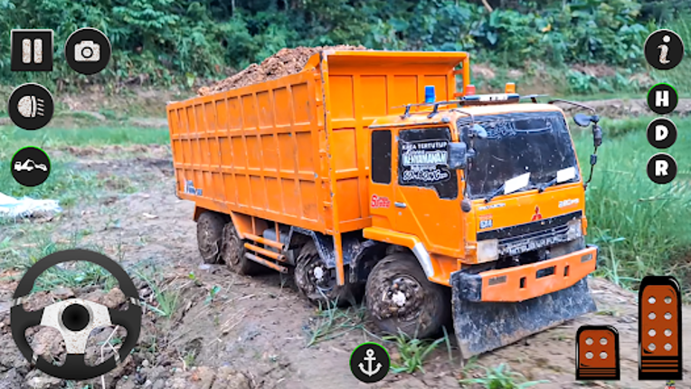 Offroad Mud Cargo Truck Driver Image