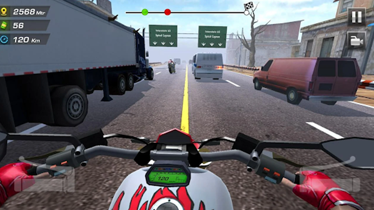 Highway Moto Rider - Bike Game screenshot