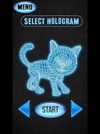 Hologram 3D Cat Prank Image
