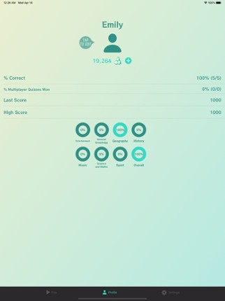 Host a Quiz! screenshot